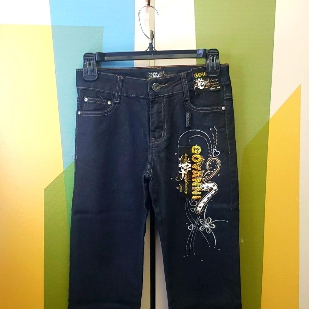 Govinna Dark Wash Low Cut Jeans